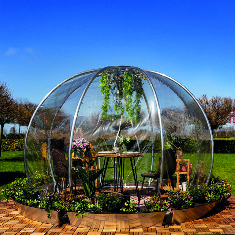 Igloo with Oslo Cover Outdoor Dining Dome In Stock Astreea UK
